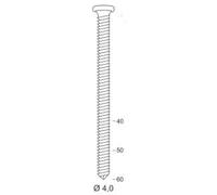 Pointes d'ancrage SCRAIL® - Pack 34° 40x50 annelées Inox A4 - 34400509