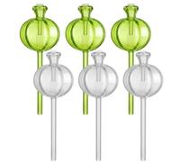 Pointes d'arrosage automatique 6 pièces, globes d'arrosage en forme de verre respectueux des étiquettes