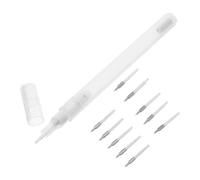 Pointes de Marqueur de Peinture Acrylique 0,5mm, Ultra Fines | Tube Vide Rechargeable, Flux D’encre Fluide, Accès aux Espaces Serrés, Marquage Cartes, Gravure Bijoux