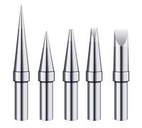 Pointes de soudure 5pcs pour fer à souder ET, pointes de fer à souder de remplacement ET pour Weller WES51 WESD51 WE1010NA PES51 (5PCS Tip Set)