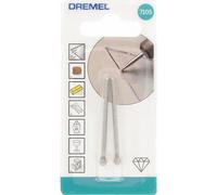Pointes Diamantées DREMEL 7105, 4,4mm, Lot de 2, Pour Bois, Céramique, Verre et Pierres