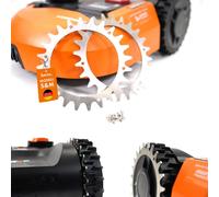 Pointes en acier inoxydable beos® Premium pour Worx Landroid - Pour les modèles Worx Landroid S&M