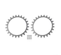 Pointes en acier inoxydable pour Dreame pour mova 600 & pour mova 1000, clous antidérapants antirouille avec vis TORX, montage facile pour robot à gazon, argent