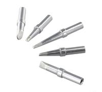 Pointes Fer à Souder pour cuivre Oxygène 5pcs Durables Pointes | pour cuivre oxygène, conductivité thermique élevée, compatible Weller WE1010NA, durée de vie prolongée, finition argent