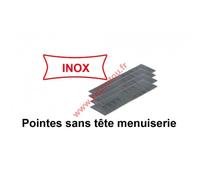 Pointes finettes sans tête 0.6 23GA - 12 mm inox A2 X 20000