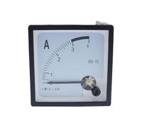 Pointeur 72 * 72mm ampèremètre AC 1A 2A 3A 5A 10A 15A 20A 30A 50A série SQ-72 compteur analogique 72x72mm taille CZ-72(10A)
