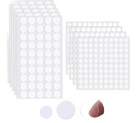 Points de colle, Ballon Colle Points 1500pcs 25mm Acrylique Double Face Rond Sans Couture Ruban 0.5mm Aucune Trace Ronde Autocollants Décoration Domestique
