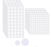 Points de colle, Ruban adhésif Double face for murs, ruban acrylique sans couture, 0.5mm, Trace, autocollant à points auto-adhésif, décoration domestique(25mm 20pcsX50sheets)
