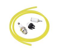 Poire d'Amorçage Tuyau à Carburant Filtre à Carburant Bougie d'Allumage pour Husqvarna Craftsman McCulloch Tronçonneuse Débroussailleuse Souffleur