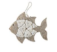 Poisson en Coquillages 40cm | Décoration Murale Bord de Mer