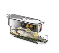 Poissonnière inox, 60 cm Argent G