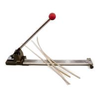 PoiToe Coupeur Manuel de Matrice de Rainage, Rail de Mesure Gradué | Format de Table pour Espaces Réduits, avec Longue Poignée pour les Coupes Répétées de Bandes