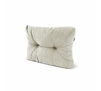 POKAR Coussin Latéral pour Palette 60x40x12 cm en Velours Côtelé | Coussin Matelassé pour Salon de Jardin | Dossier d'angle pour Canapé d'Extérieur | Certifié Oeko-Tex | Fabriqué en UE | Ivoire