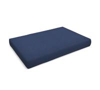 POKAR Coussin pour palette Coussins de palette avec housse amovible Canapé de palette, Taille:Coussin d'assise 120 x 80, Couleur:Bleu foncé