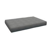 POKAR Coussin pour palette Coussins de palette avec housse amovible Canapé de palette, Taille:Coussin d'assise 120 x 80, Couleur:Gris