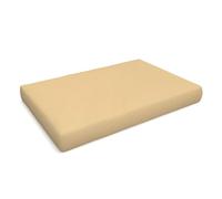 POKAR Coussin pour palette Coussins de palette avec housse amovible Canapé de palette, Taille:Coussin d'assise 120 x 80, Couleur:Beige - Imperméable