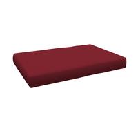 POKAR Coussin pour palette Coussins de palette avec housse amovible Canapé de palette, Taille:Coussin d'assise 120 x 80, Couleur:Rouge foncé