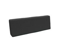POKAR Coussin pour palette Coussins de palette avec housse amovible Canapé de palette, Taille:Coussin d'assise 120 x 80, Couleur:Anthracite
