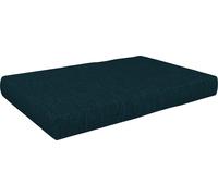 POKAR Coussin pour palette Coussins de palette avec housse amovible Canapé de palette, Taille:Coussin d'assise 120 x 80, Couleur:Vert foncé