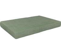 POKAR Coussin pour palette Coussins de palette avec housse amovible Canapé de palette, Taille:Coussin d'assise 120 x 80, Couleur:Vert
