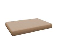 POKAR Coussin pour palette Coussins de palette avec housse amovible Canapé de palette, Taille:Coussin d'assise 120 x 80, Couleur:Beige