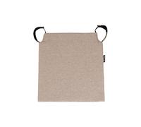 POKAR Galette de Chaise avec Bandes Velcro 41x35x40 cm (Épaisseur 5 cm) | Coussin de Chaise Forme Trapèze | Assise Confortable pour Intérieur, Balcon et Terrasse | Oeko-TEX | Made in EU | Beige