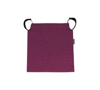 POKAR Galette de Chaise avec Bandes Velcro 41x35x40 cm (Épaisseur 5 cm) | Coussin de Chaise Forme Trapèze | Assise Confortable pour Intérieur, Balcon et Terrasse | Oeko-TEX | Made in EU | Violet
