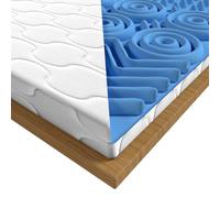 POKAR Premium Surmatelas Couvre Matelas Housse Matelas Épais Protège-Matelas Matelassé 130 x 200 cm