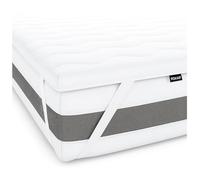 POKAR Surmatelas 120x190 cm | Mousse de Confort 5 cm Épais Topper de Matelas | Soutien Ergonomique & Répartition du Corps | Housse Respirante Amovible Lavable à 60°C | Hypoallergénique & Anti-acariens