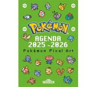 Pokémon Agenda 2025-2026 Pixel Art Avec des coloriages pixels Dès 7 ans