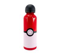 Pokemon Bouteille Réutilisable, Pokeball Conception en Aluminium Résistant, Bouteille D'eau pour Enfants, Bouteille de Voyage, Capacité 500 ml | Rouge
