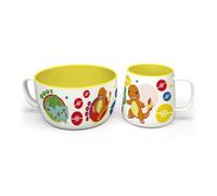 Pokemon Breakfast Set Grande Tasse + Bol Pikachu & Kanto Starters Petit Abystyle