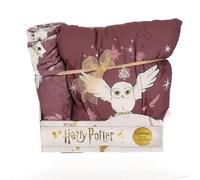 Coffret Coussin Et Plaid Harry Potter Hedwige Violet 100X120