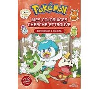 Pokémon Mes coloriages cherche-et-trouve À la découverte de Paldea Avec des stickers Dès 5 ans