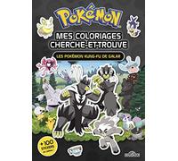 Pokémon Mes coloriages cherche-et-trouve Les Pokémon Kung-Fu de Galar Avec des stickers Dès 5 ans