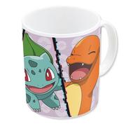 Pokemon Mug Salamèche, Bulbizarre, Carapuce, Pikachu 320 Ml