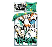 Pokémon Parure de lit Ver. 18 140 X 200 Cm / 70 X 90 Cm Halantex