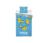 Parure de lit - POKEMON - Pikachu dans tous ses états - Microfibre - 1 housse de couette 140 x 200 cm + 1 taie 63 x 63 cm