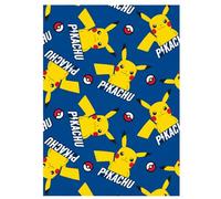 Pokémon Plaid Pikachu Coral Fleece 100x140 cm