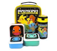 Pokémon Sac à lunch 5 pièce (bouteille d'eau de sac de nourriture 3 pots de snac taille unique