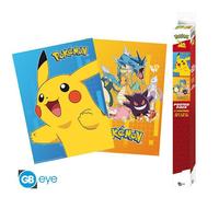 POKEMON Set 2 Chibi Posters Personnages colorés