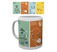 Pokémon - Abystyle - Mug - Bulbizarre Salamèche Carapuce Et Pikachu