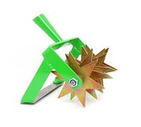 POKM Toolsmarket GmbH Cultivator Fraiseuse à étoile, collecteur de sol, hachoir à rouler, couteau à désherber BR : 20 cm, 6 étoiles TMX