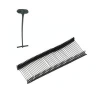 Pokornys - Heftfäden (25 mm) pour étiquette standard - Tag Pins aus schwarzem Kunststoff zur Etikettierung von Kleidung and anderen Textilien - pour Cartonetiketten mit Loch geeignet (1 pièce)