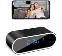pokurui Caméra Espion WiFi, 5G Mini Camera Cachée sans Fil, Micro Camera Espion 150° Réveil,1080P HD Distance a Discrete Détection de Mouvement/Vision Nocturne Caméra de Surveillance