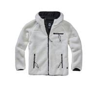 Polaire Ã capuche zippÃ©e Brandit Teddy Blanc 7XL