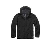 Polaire Ã capuche zippÃ©e Brandit Teddy Noir M