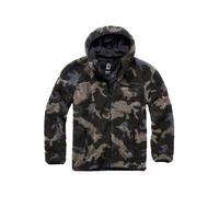 Polaire Ã capuche zippÃ©e Brandit Teddy Vert 7XL