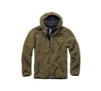 Polaire Ã capuche zippÃ©e Brandit Teddy Vert 7XL