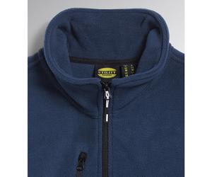 POLAIRE BROSSÉ DIADORA BLEU FONCÉ SWEAT PILE FZ - 172118 60033 L